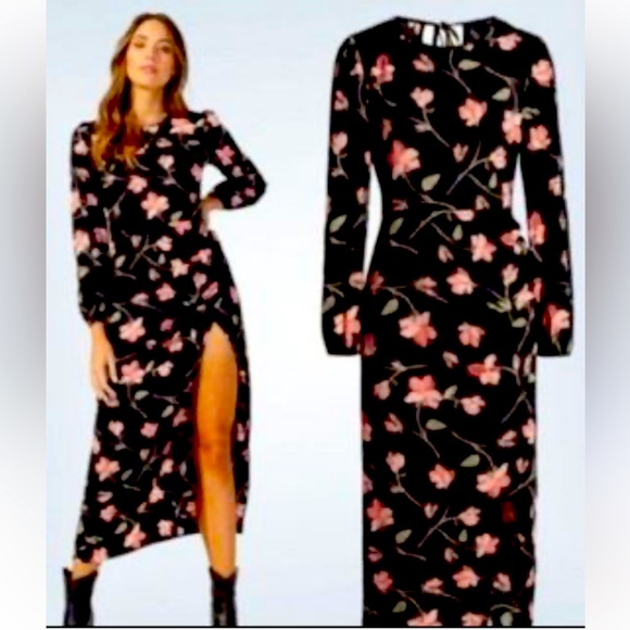STUNNING MINK PINK MAGNETIC LOVE MIDI - Picture 2 of 4